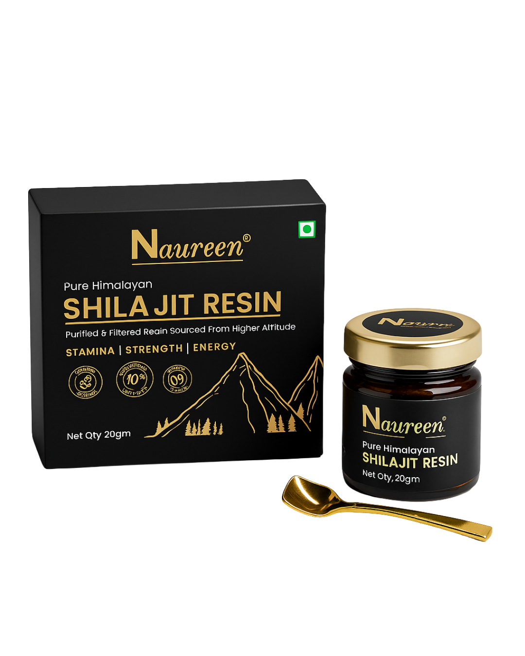 DivyaHerbal Pure Himalayan Shilajit Resin jar